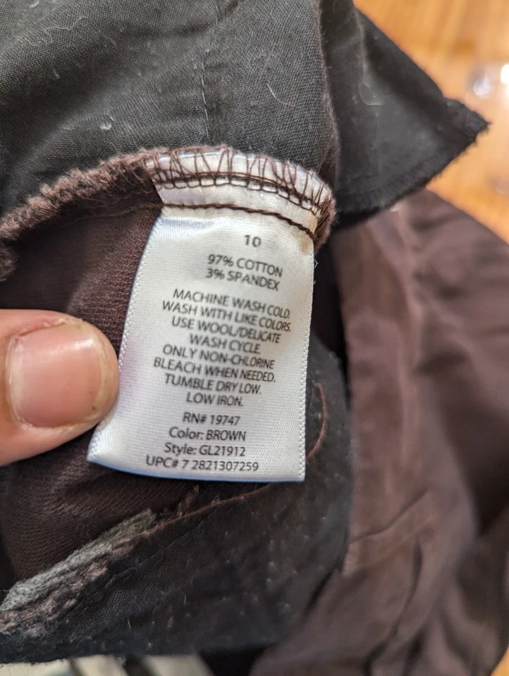 George London подходит коричневый капри брюки размер 10P - Изображение 3 из 4