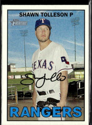 2016 Topps Heritage Shawn Tolleson Texas Rangers #199  4 Card Lot
