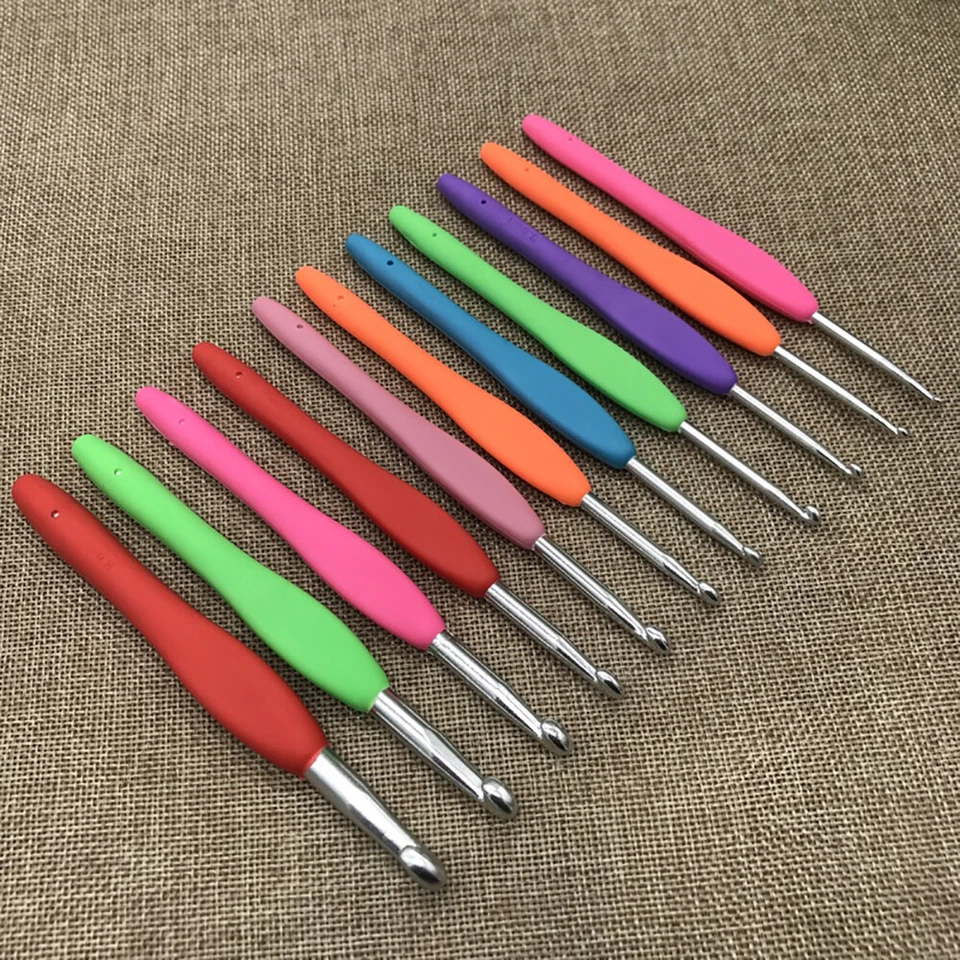 31x With Bag Grip Needles Sewing Tools Knitting Needles Sets Soft Crochet Hooks - image 2 of 4