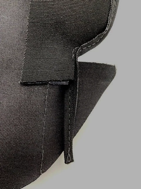 1972-89 Mercedes Benz R107 560SL 380SL Convertible Soft Top w/DOT Window, Black - Image 4 of 4