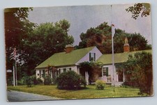 Birthplace Of Clara Barton North Oxford Massachusetts MA Red Cross 60s Postcard