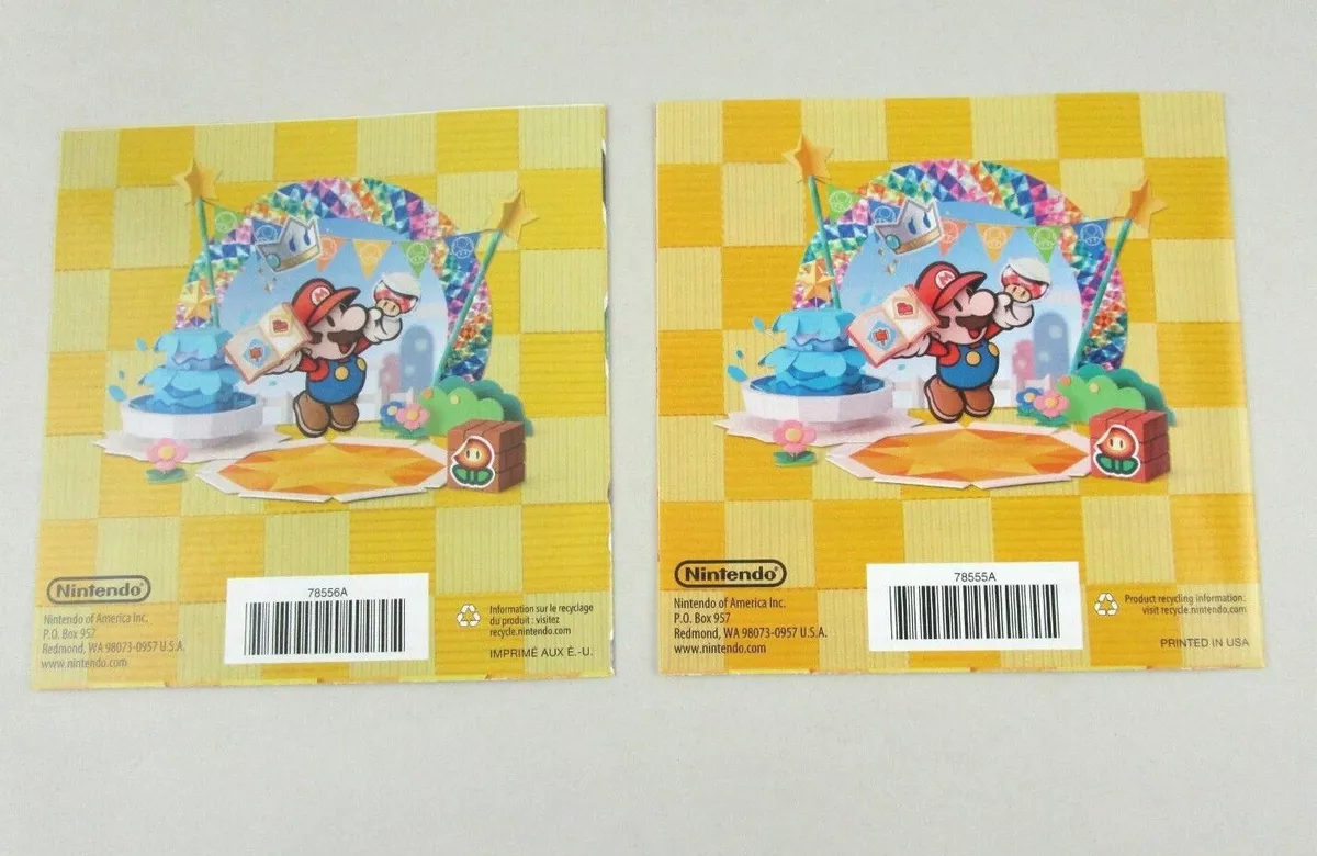 Paper mario cheap sticker star ebay