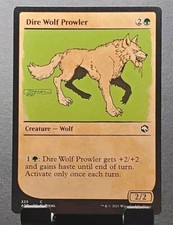 MTG 325 DIRE WOLF PROWLER Creature Showcase Adventures in the Forgotten R⚔️NM/MT