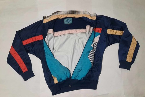 Vintage 90's Umbro tracksuit top Men's Multi-Color Rare - Picture 9 of 11