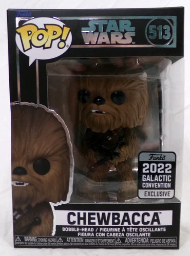 Funko Pop! 2022 Star Wars 513 Chewbacca 2022 Galactic Convention Exclusive