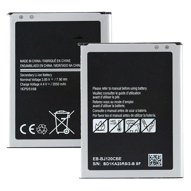 Nuevo Para Samsung Galaxy J1 SM-J100VPP Batería 1850 mAh EB-BJ100CBZ EB-BJ100CBE Foto 3 de 4