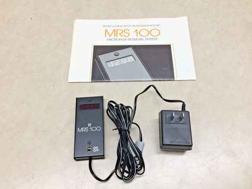 MRS 100 Microfilm Retrieval System Fram Counter Micrographics