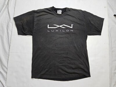 Luxilon (LXN) logo T shirt Black Medium (lot 261)