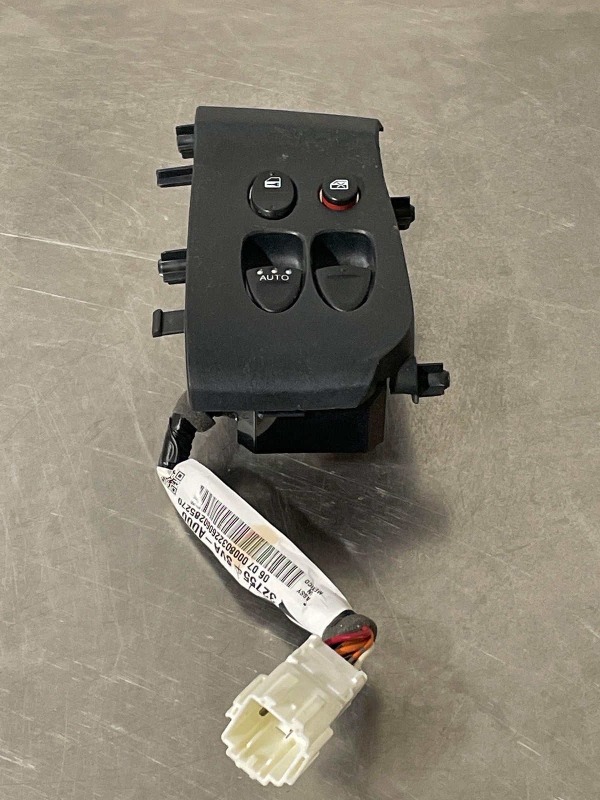 2007 HONDA CIVIC POWER WINDOW MASTER SWITCH BLACK BEZEL  