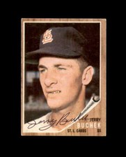 Jerry Buchek Signed 1962 Topps St. Louis Cardinals Autograph