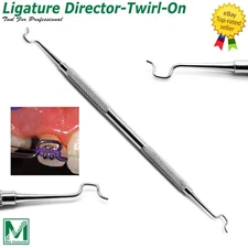Twirl-On Elastic Placer Ligature Applicator Brackets Director Orthodontic Dental