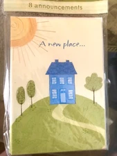 New 8 “A New Home” New Address Cards w/ ENV by Designer GREETINGS