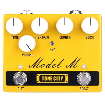 New Tone City Model M V2 Distortion Guitar Effects Pedal