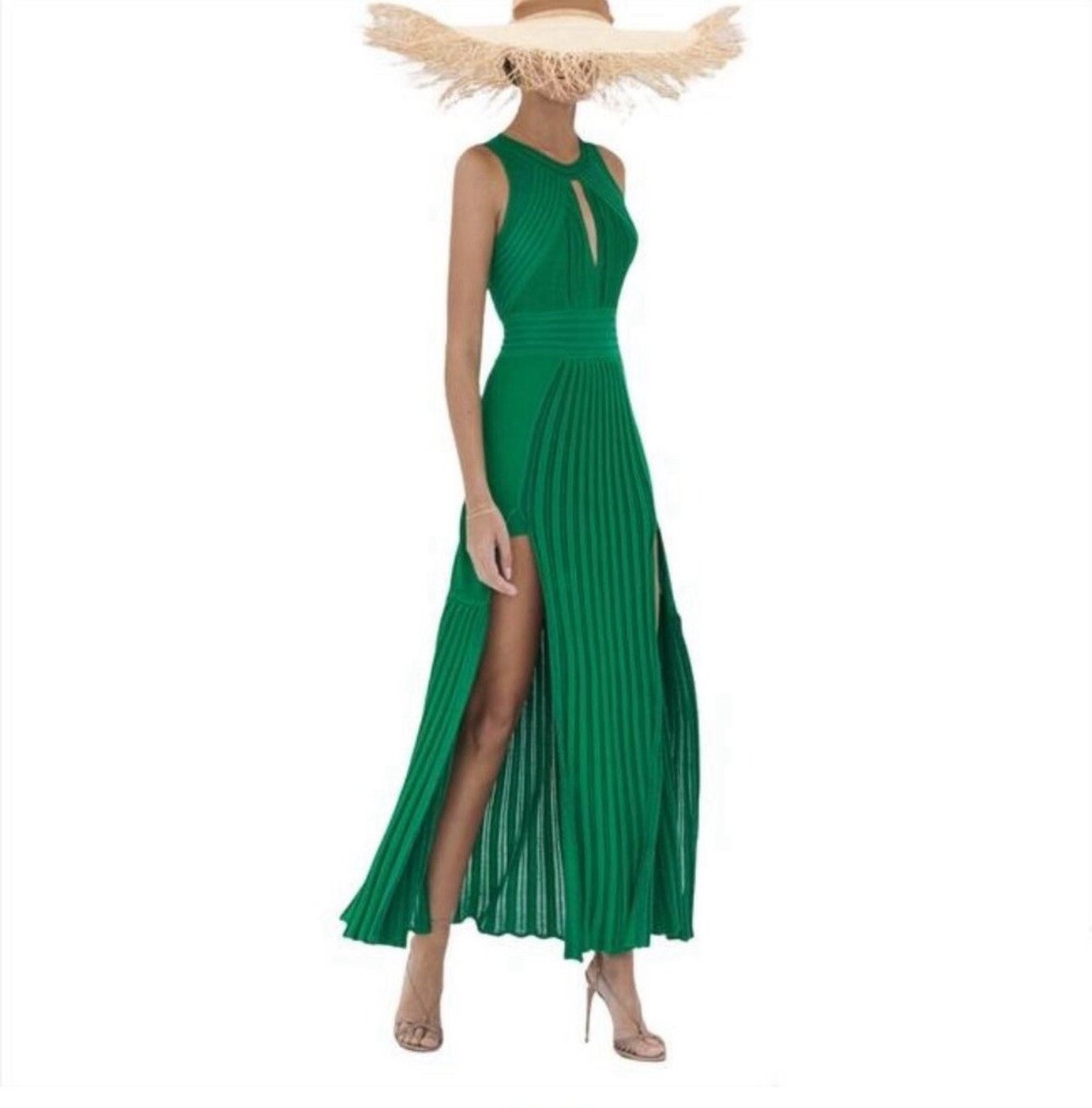 Alexis Gara Dress in Green Size L | eBay
