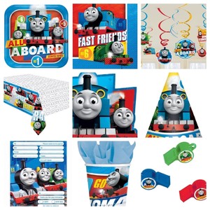 Licensed Thomas The Train Birthday Party Decorations Tablecover
