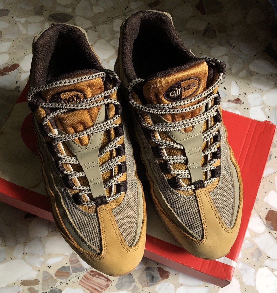 880303 700 NIKE AIR MAX 95 US9 26CM BRONZE BAROQUE BROWN-BAMBOO 97