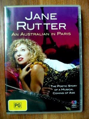 Jane Rutter - An Australian in Paris DVD - PAL for Australia, NZ, Europe /FLUTE