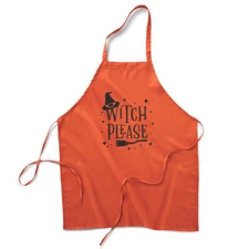 Aprons for Women & Men Witch Please Style B Halloween Housewarming Gifts