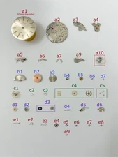 Hamilton Thin-o-matic Cal 628 Watch Movement Parts Balance Fork Wheel Spring