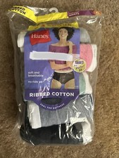 Hanes women's super value comfort cotton hi-cut underwear, 6 2 bonus pack Size 6