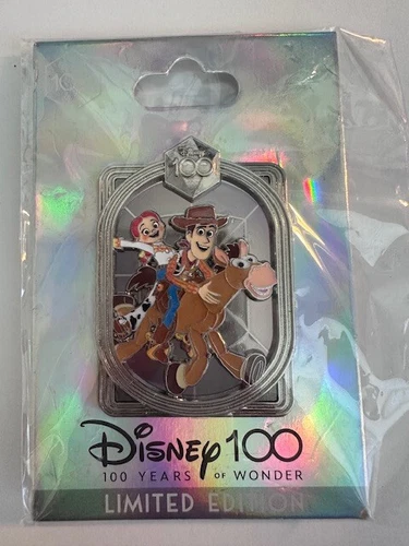 DEC Celebrating 100 Years Of Wonder Woody Jessie Bullseye Disney Pin LE 400 B