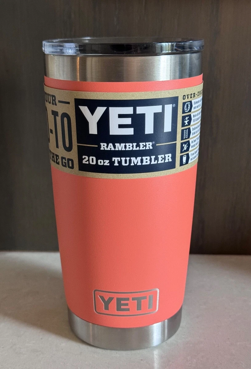 Yeti Rambler Dishwasher Tumbler with Magslider Lid