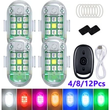 High Brightness Wireless LED Strobe Light 7 Colors Rechargeable Flashing Lights