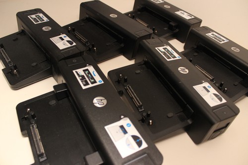 lot of six - hp elitebook 8440p 8540p 8460p docking station