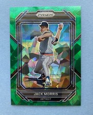 2023 Panini Prizm Baseball Jack Morris Green Cracked Ice #274 Detroit Tigers