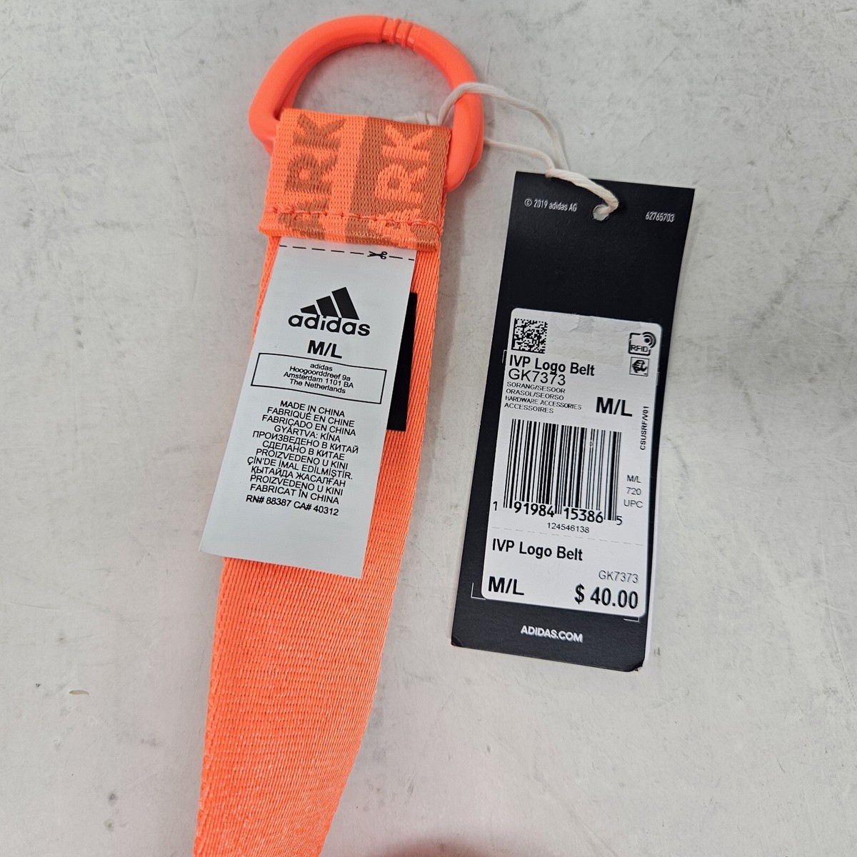 Adidas X IVY Park Logo Belt Solar Orange Sweatshirt Adidas X Ivy Park Orange size L International in  main image 4