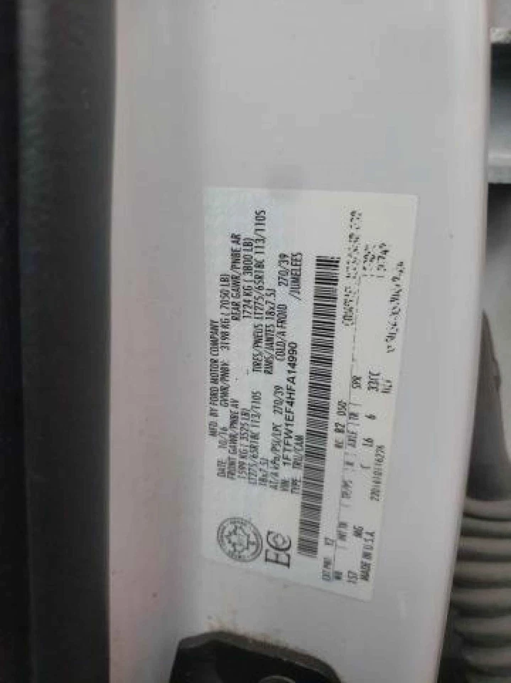 Used Air Cleaner Assembly fits: 2017 Ford F150 PICKUP 5.0 Grade A - Imagem 3 de 4