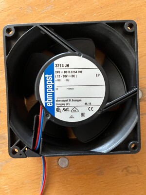 Axial Lüfter/Kühler EBM-Papst 3214 JH Original verpackt, 24 VDC 92x92x38mm