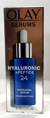 Olay Hyaluronic Serum Fragrance Free with Vitamin B3 and Peptides
