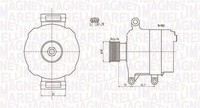 Lichtmaschine Generator 105A FüR Mini R50 R53 Cabrio R52 1.6 02-08 12317515030