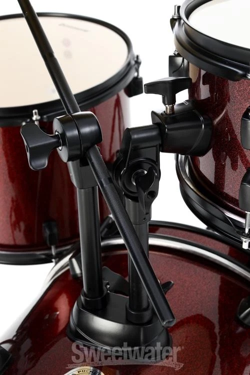 Juego de batería completo Ludwig Questlove Pocket Kit - Red Sparkle Foto 2 de 4