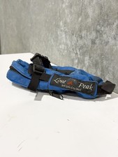 Bolsa de asiento de bicicleta vintage años 90 LONE PEAK Salt Lake City paquete de bolsa de sillín azul