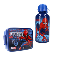 Set Brotzeitdose & Trinkflasche | Geschenkset Marvel Spider-Man