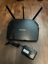 NETGEAR AX1800 1000 Mbps 4 Port Wireless Router Wifi 6 Model RAX10 