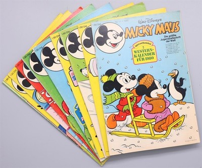 MICKY MAUS 1980 mit Beilagen Auswahl Comic Heft Ehapa Verlag Disney