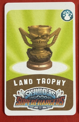 Skylanders Superchargers Land Trophy NFC Card FREE SHIPPING