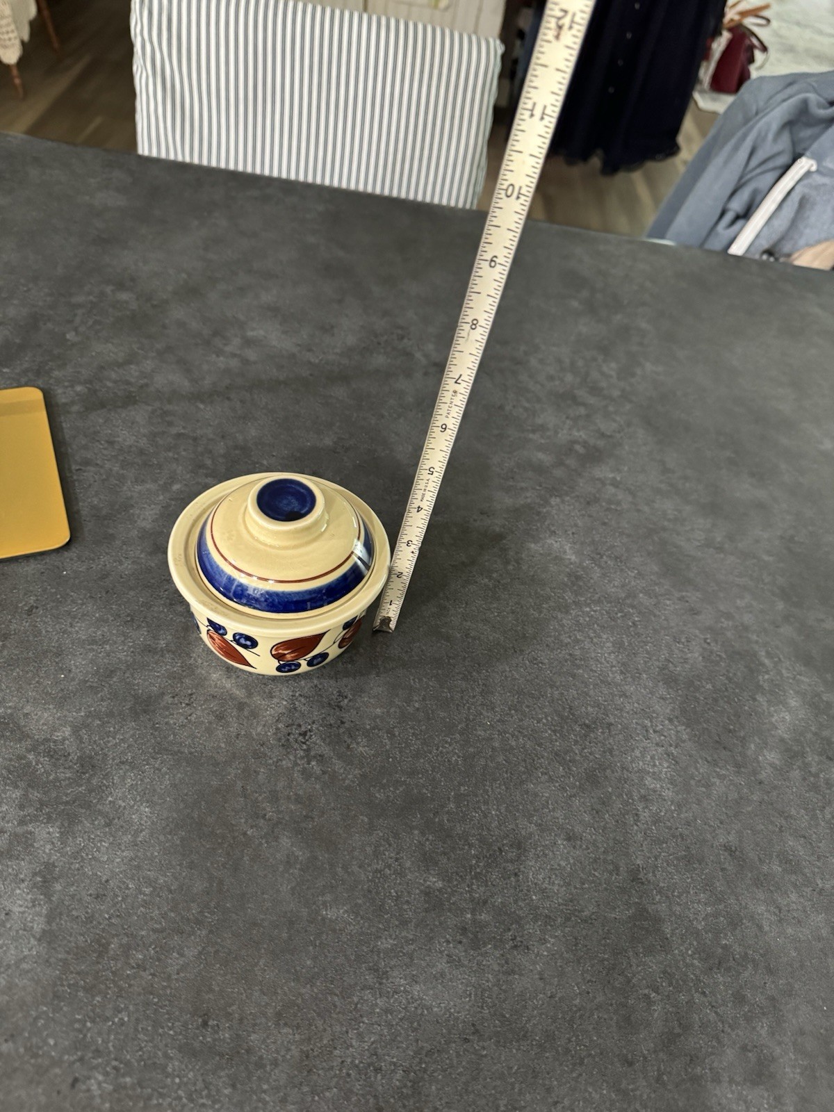 VTG Figgjo Flint Norway BEITO Sugar Bowl With Lid Made In Norway 1970's