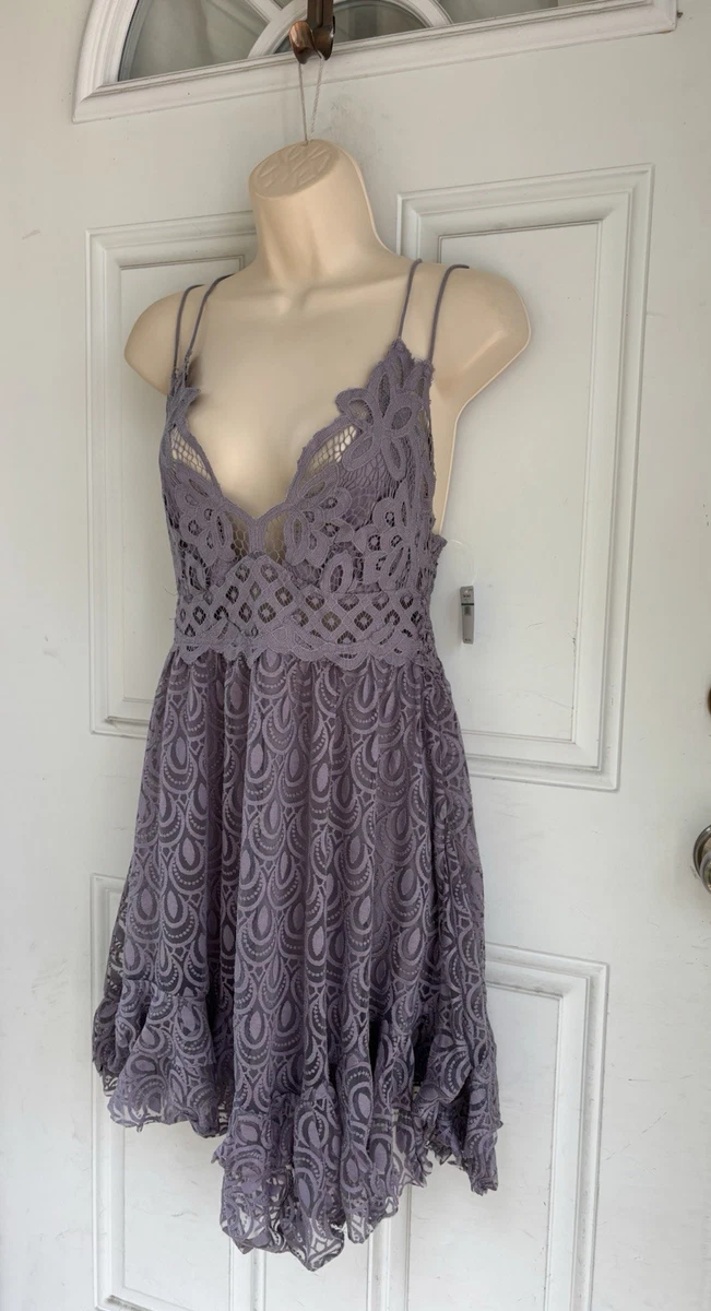 free people grey lace dress Free People Junior' Adella Maxi Slip Dress