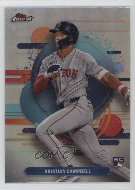 2025 Topps Finest Uncommon Refractor Kristian Campbell #181 12jh