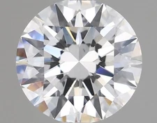 Cert. AGI 1.39 Carat Round Natural Mined Diamond Loose D color VS1 clarity