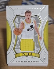 2024-25 NATIONAL TREASURES🔥 NBA MATERIALS🔥 Lauri Markkanen🔥 GAME WORN🔥 /99🔥