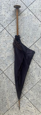 Antik Damen Sonnenschirm Sammler Deko Stück Funktion ok Stoff defekt 102cm Echse