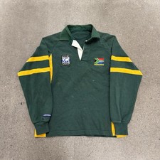 Vintage Barbarian South Africa Rugby Long Sleeve Jersey Shirt Men s Size Large