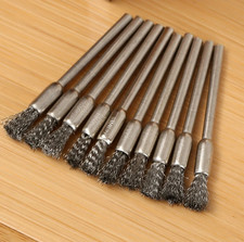 10pcs Stainless Steel Wire Brush Set Rotary T...