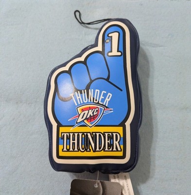 OKC Thunder NBA Two-Sided #1 Foam Finger Rear View Mirror Car Or Tree Ornament