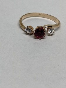 Small Ruby 14k Gold Filled Ring